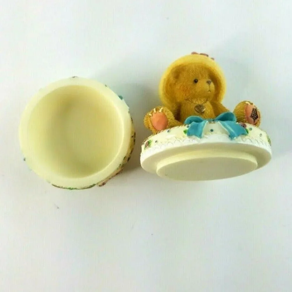 2001 Cherished Teddies MOM Covered Box #306614A With Original Packaging ENESCO
